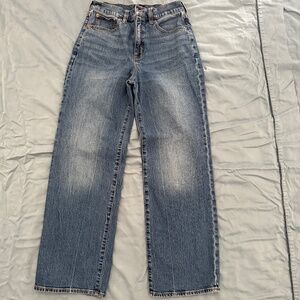 J. Crew Factory Full length wide-leg denim jeans size 27